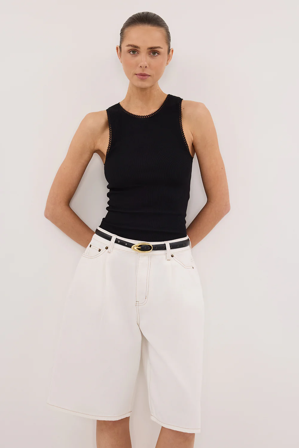 JACK WHITE DENIM BERMUDA SHORT - Gamepaces