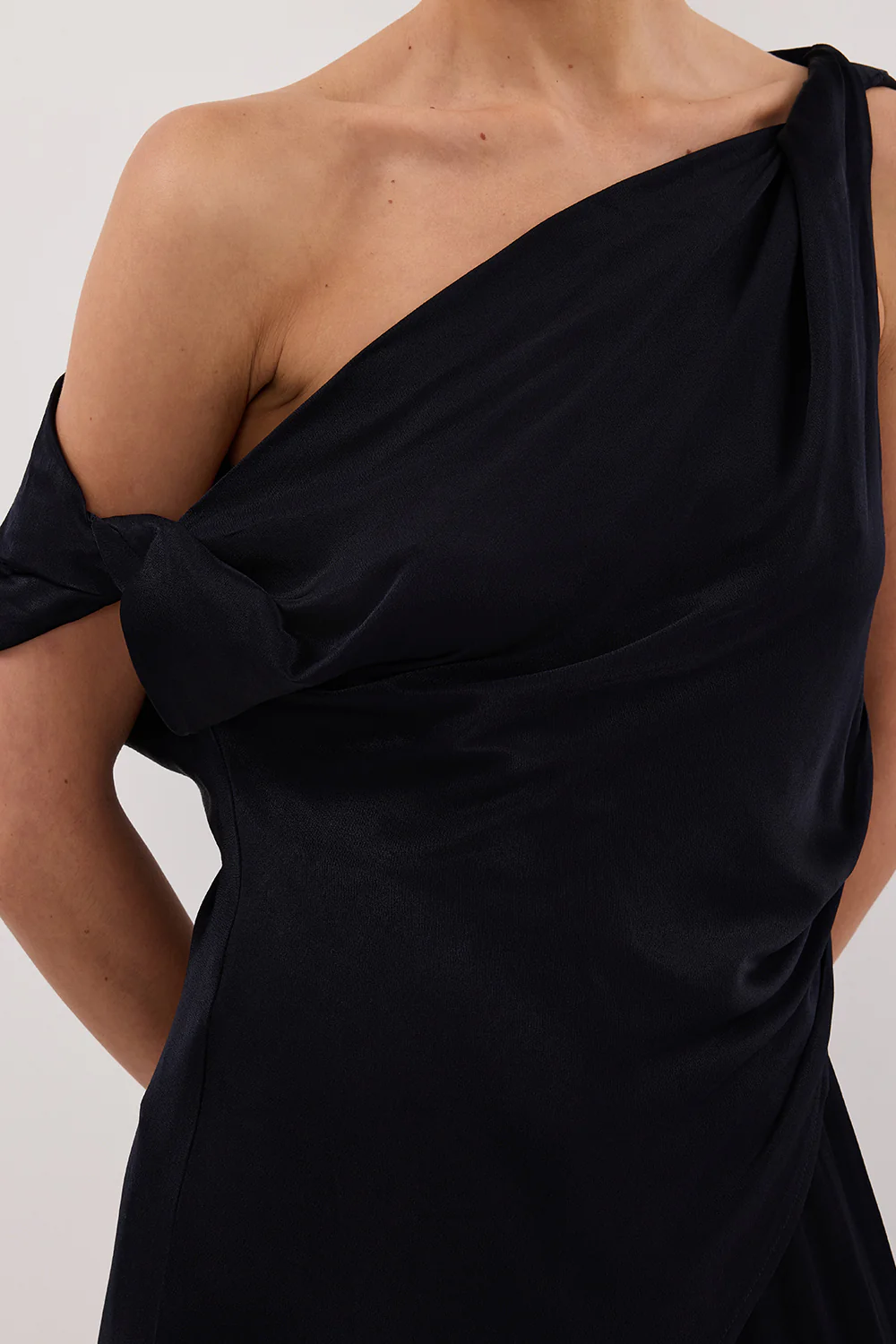 EVE INK ASYM SATIN TOP - Gamepaces