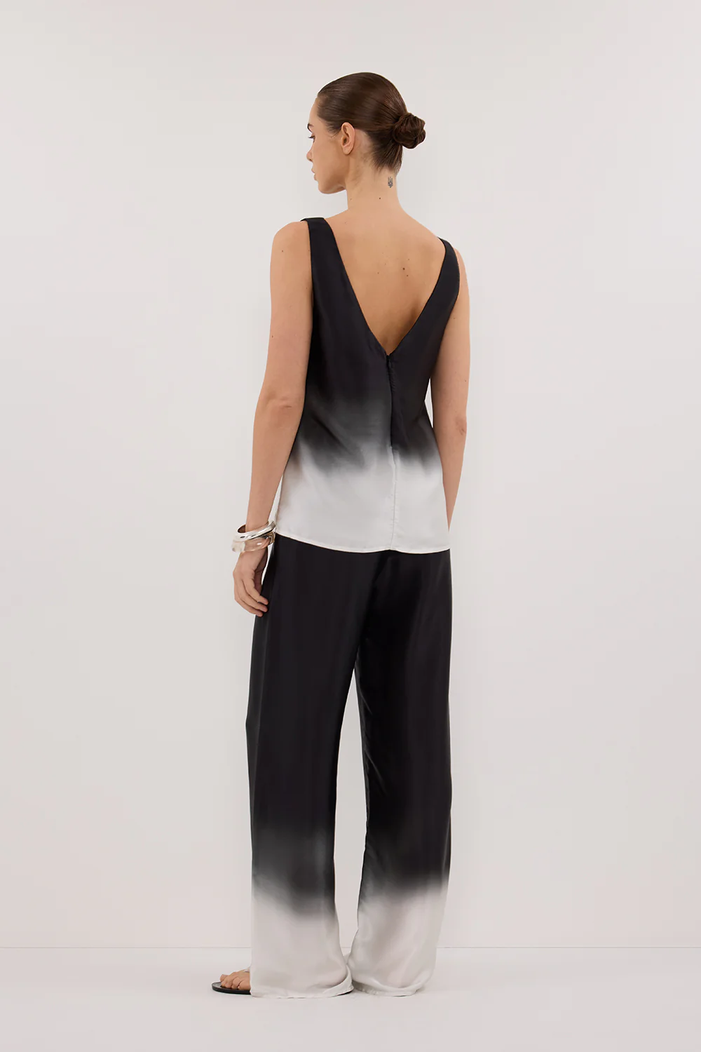 HUXLEY OMBRE SILK TOP - Gamepaces