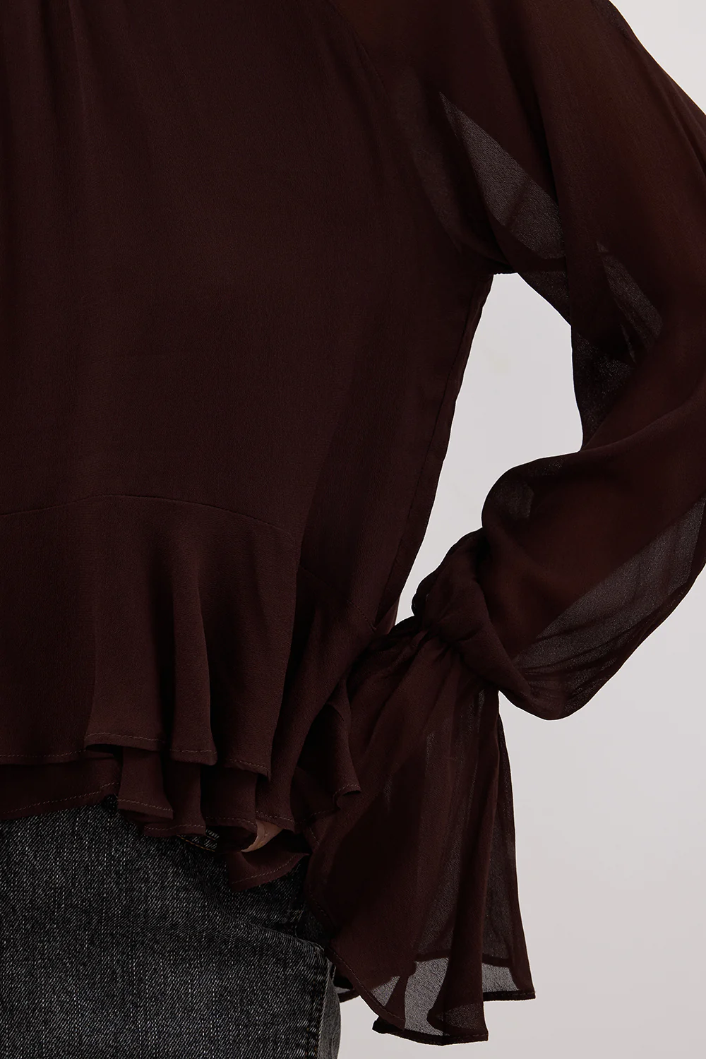 BODHI DARK CHOC LONG SLEEVE TOP - Gamepaces