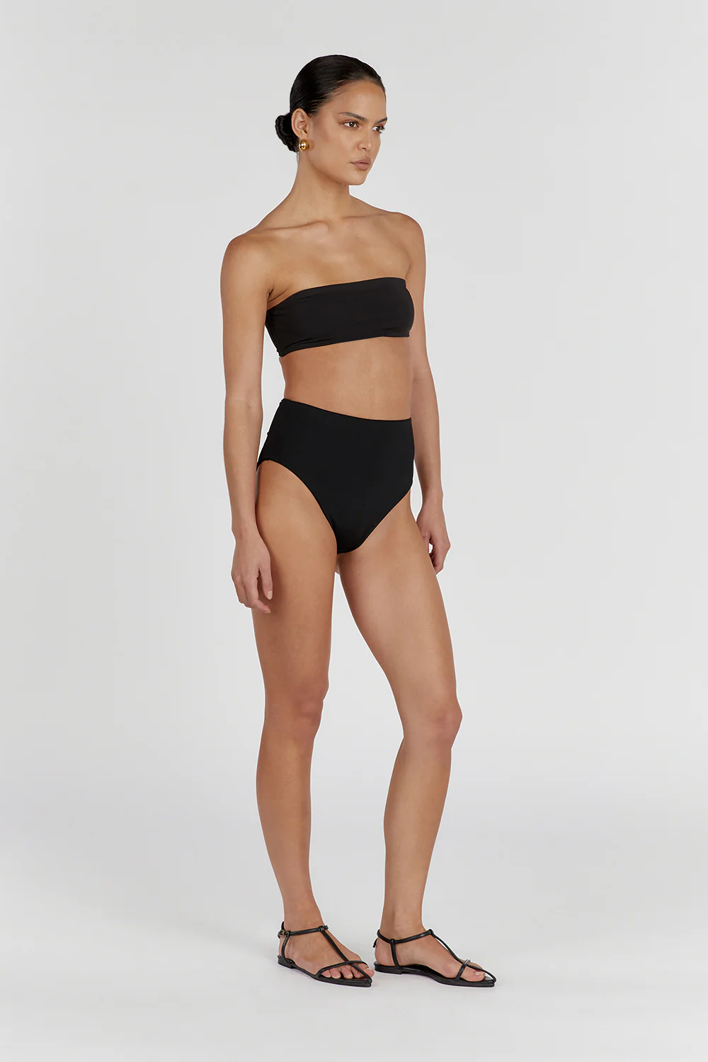 CALLIE BLACK HIGH WAISTED BRIEF - Gamepaces