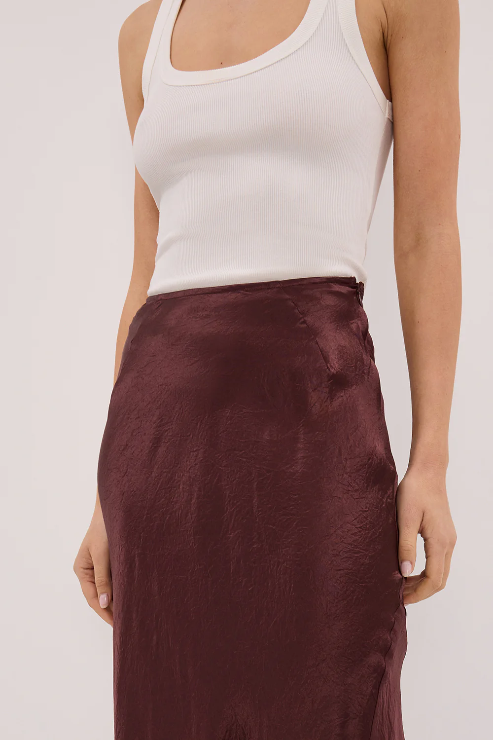 BREANNA WALNUT JACQUARD MAXI SKIRT - Gamepaces