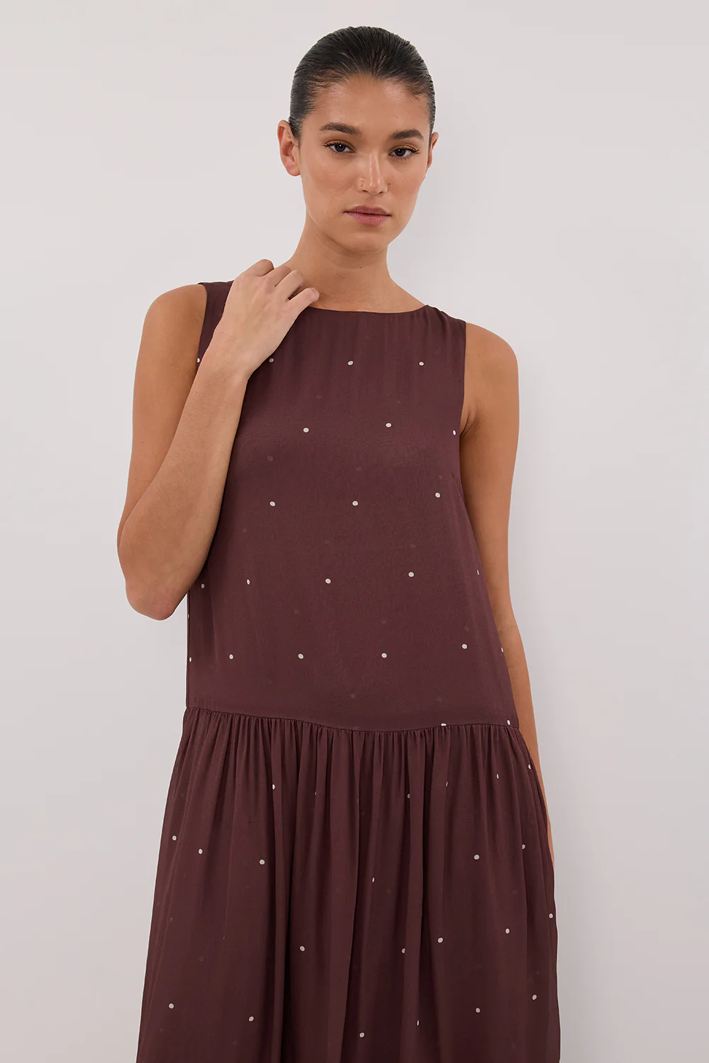 MELROSE WALNUT MIDI DRESS - Gamepaces