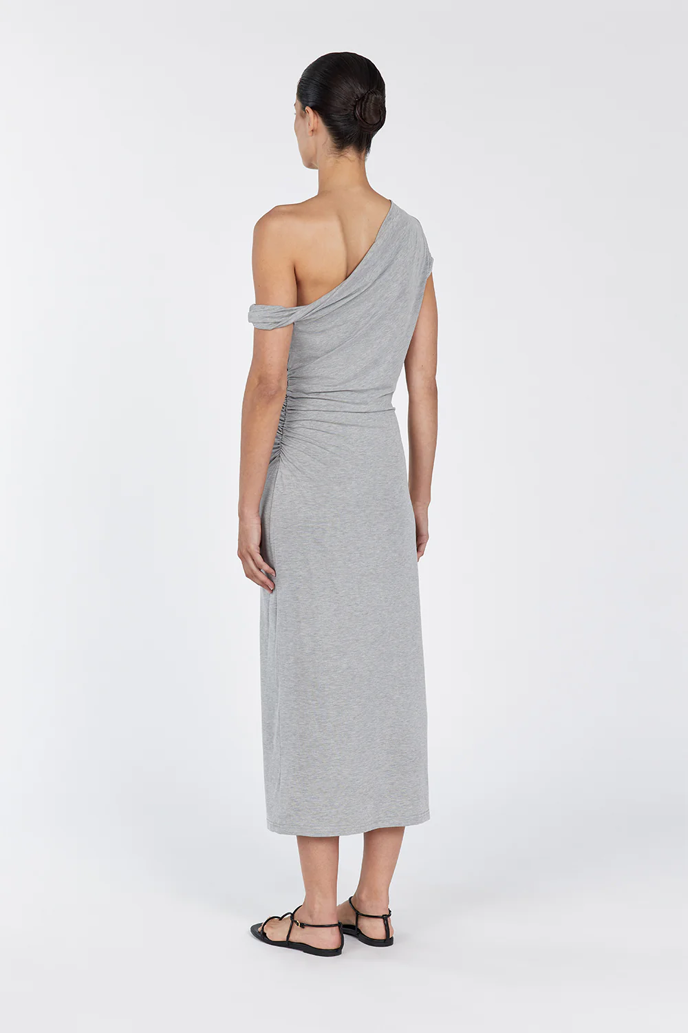 RIO SILVER MARLE DRAPED MAXI DRESS - Gamepaces