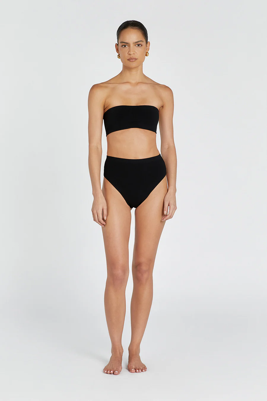 BASE BLACK HIGH WAIST BRIEF - Gamepaces