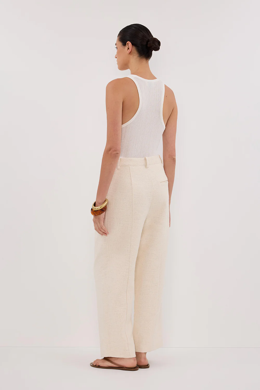 NIA NATURAL OPEN WEAVE PANT - Gamepaces