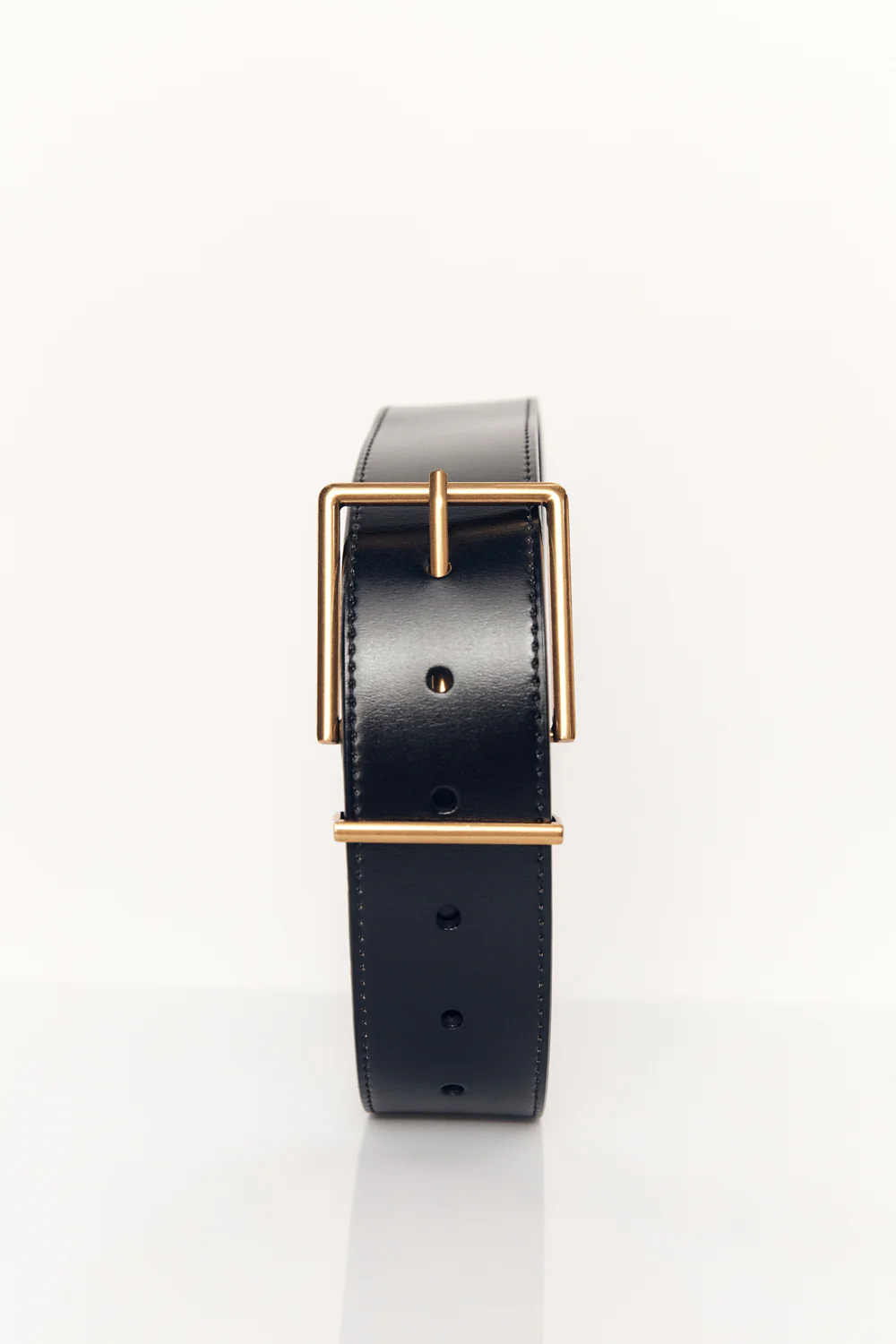 HUDSON BLACK LEATHER BELT - Gamepaces