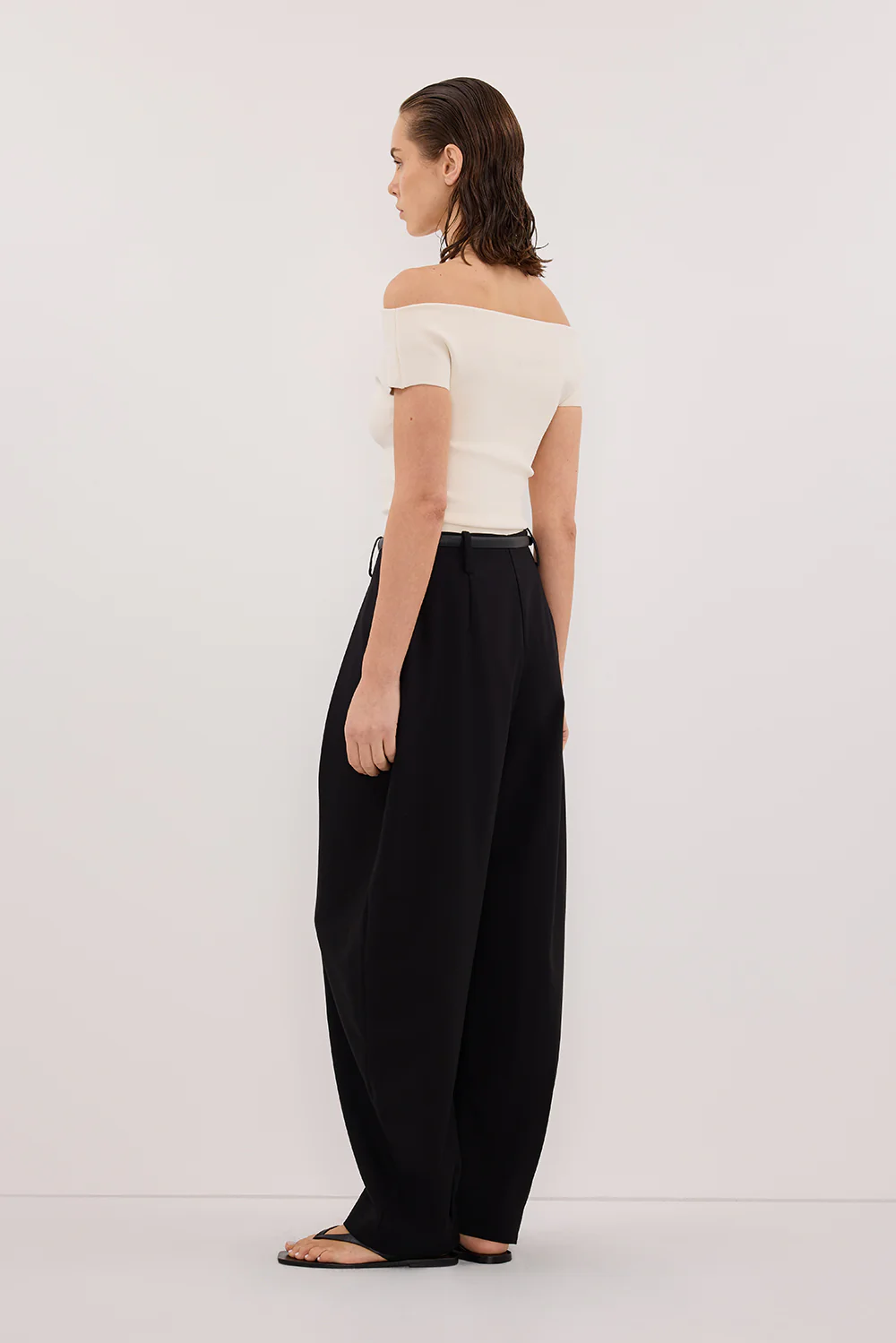 ASTRID PLASTER OFF SHOULDER KNIT TOP - Gamepaces