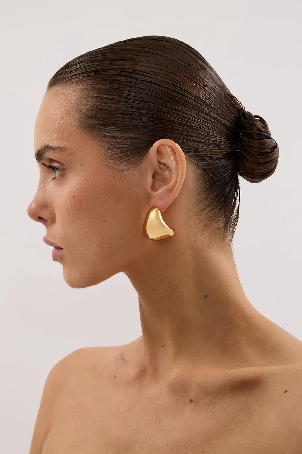 ANNA ROSSI THE ARCH EARRING GOLD - Gamepaces