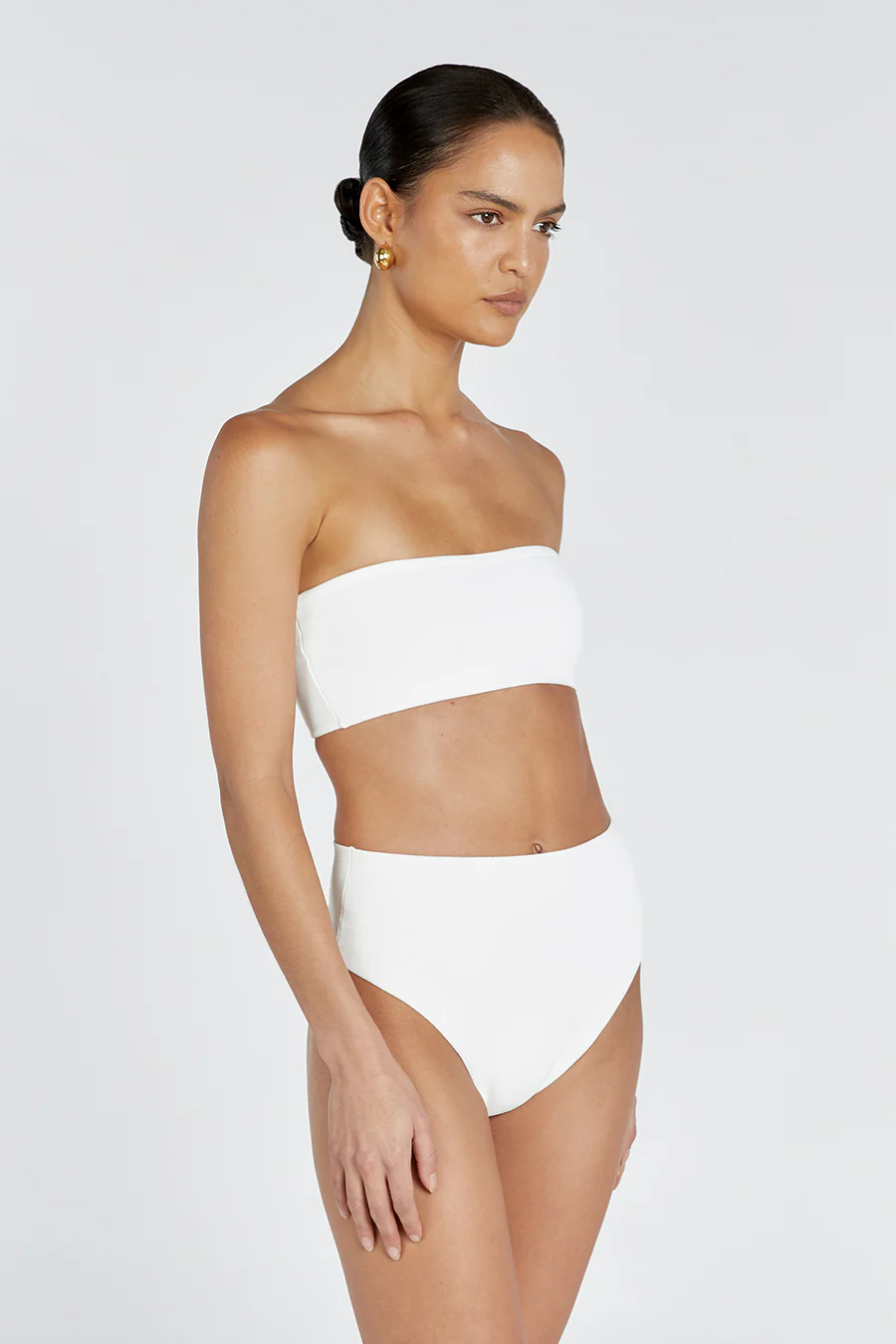 BASE OFF WHITE HIGH WAIST BRIEF - Gamepaces