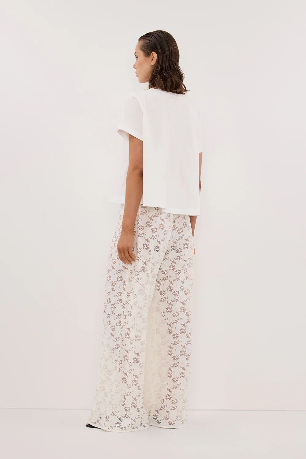 LOULA WHITE LACE PANT - Gamepaces