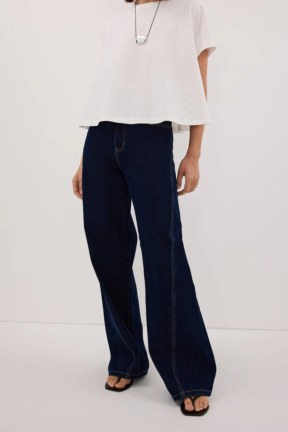 CARSON INDIGO TALL WIDE LEG JEAN - Gamepaces