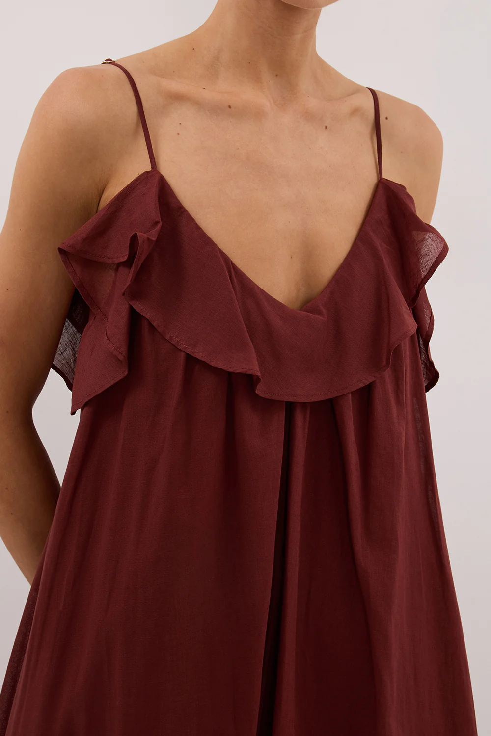 CAPRI SAHARA LINEN BLEND MAXI DRESS - Gamepaces