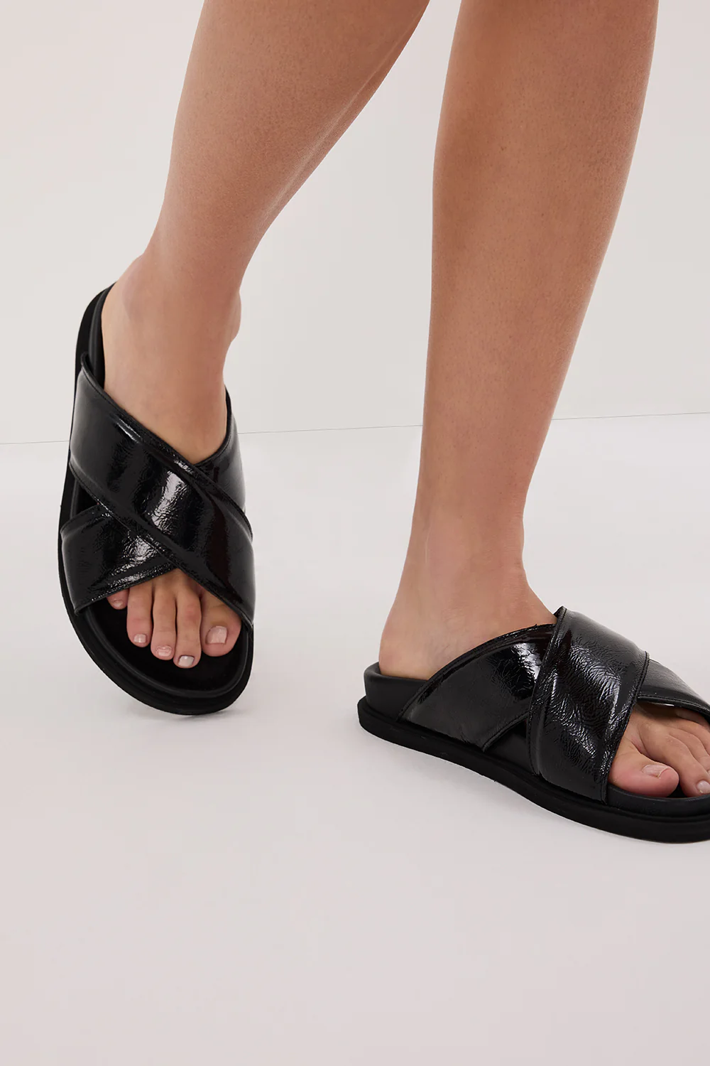 DOF STUDIOS BLACK ROSA SANDAL - Gamepaces