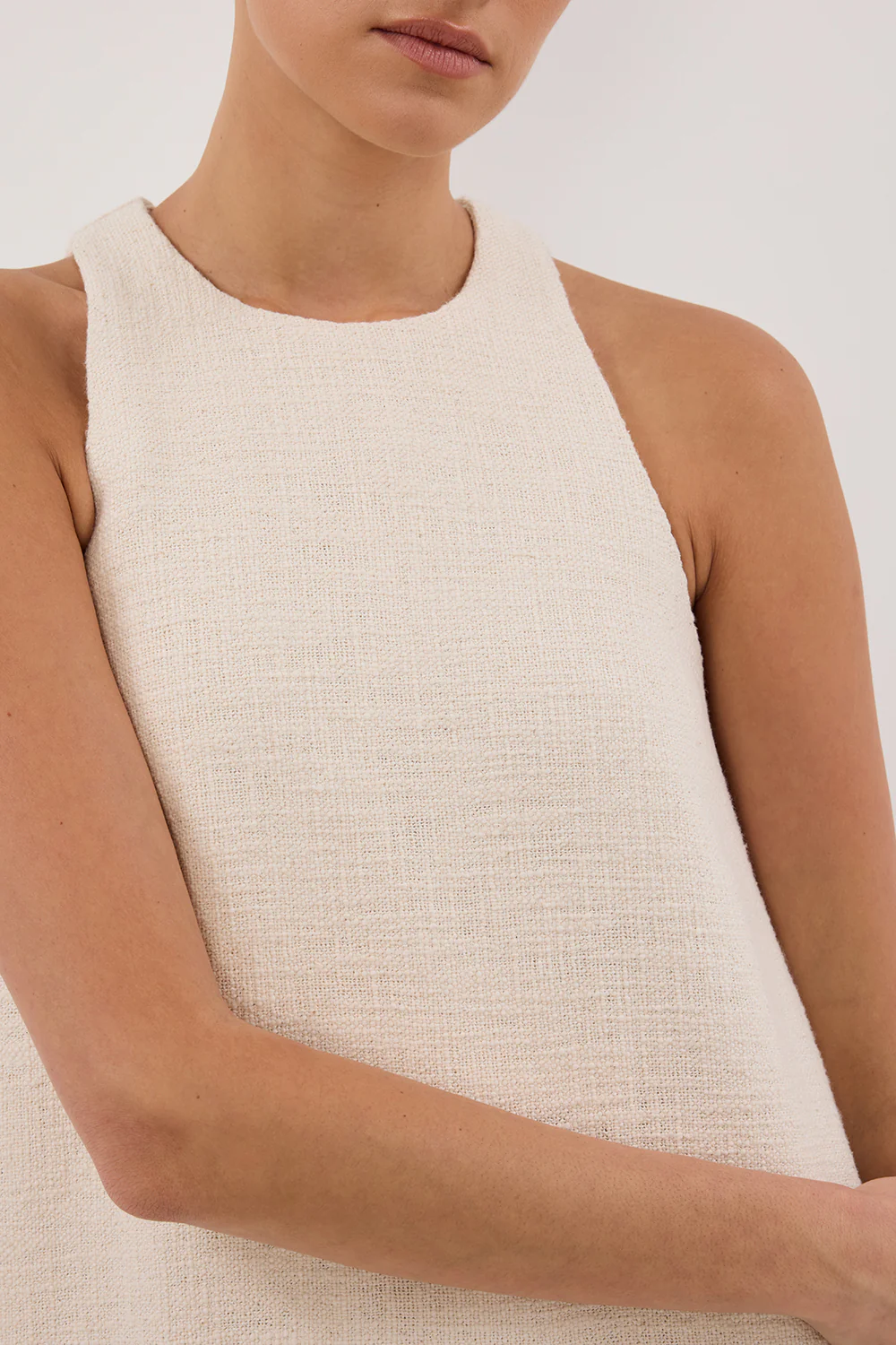 NIA NATURAL MINI DRESS - Gamepaces