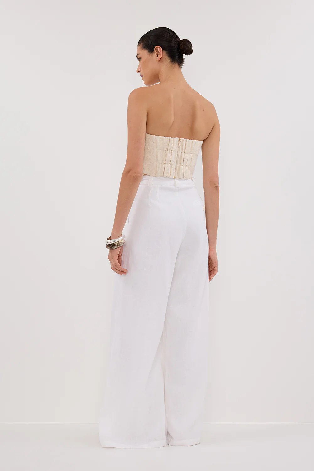 NIA NATURAL SCARF TOP - Gamepaces