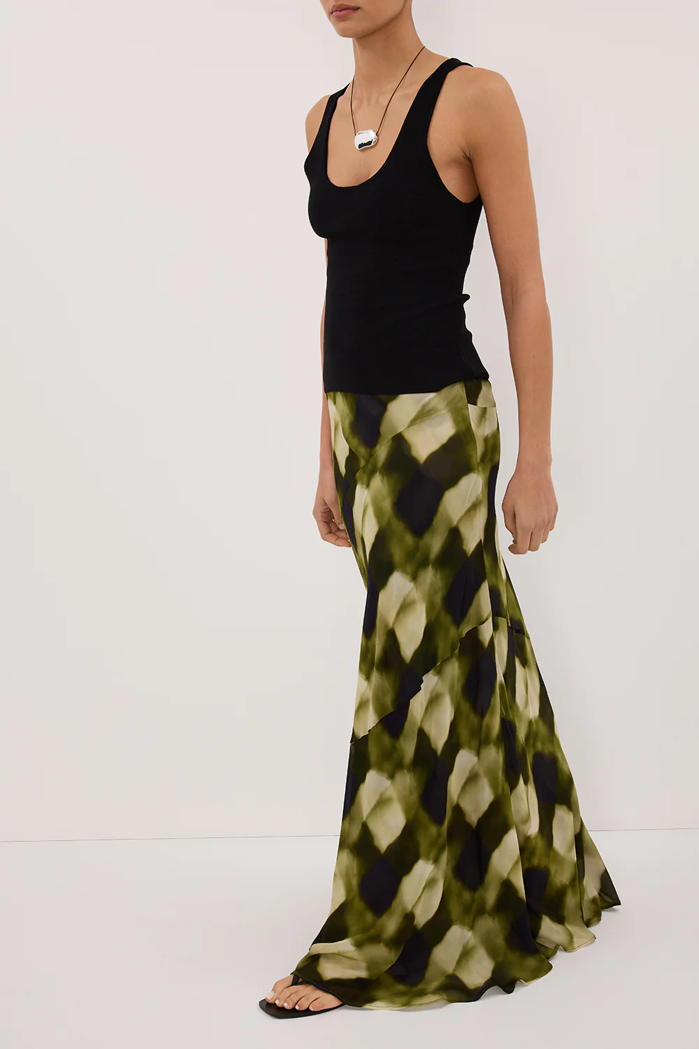 BRONX MOSS MIDI SKIRT - Gamepaces