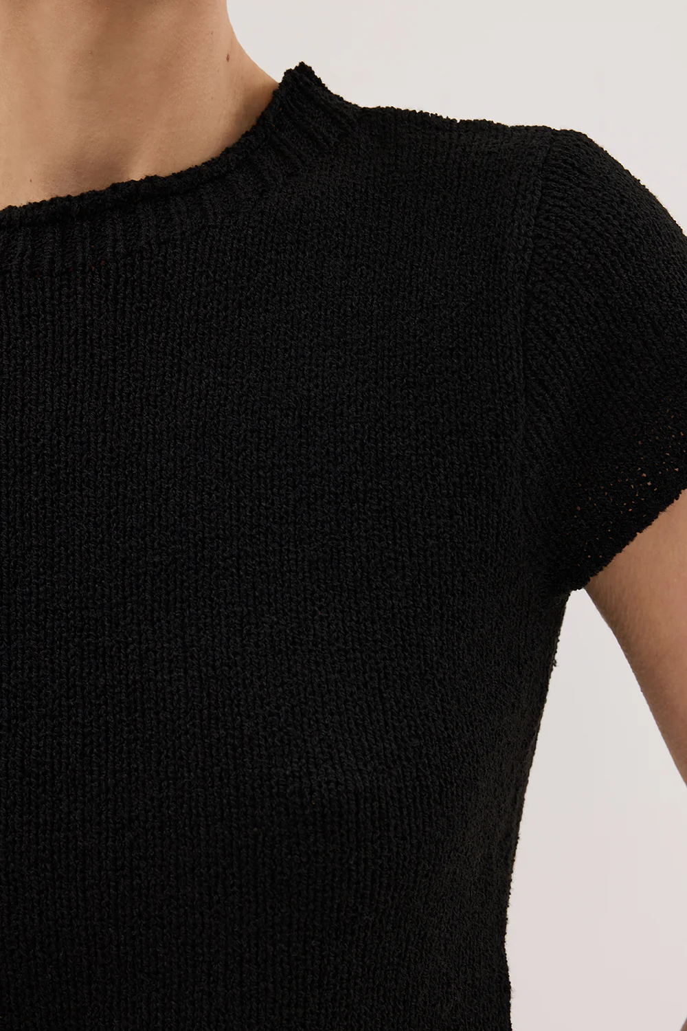 LEO BLACK KNIT TOP - Gamepaces