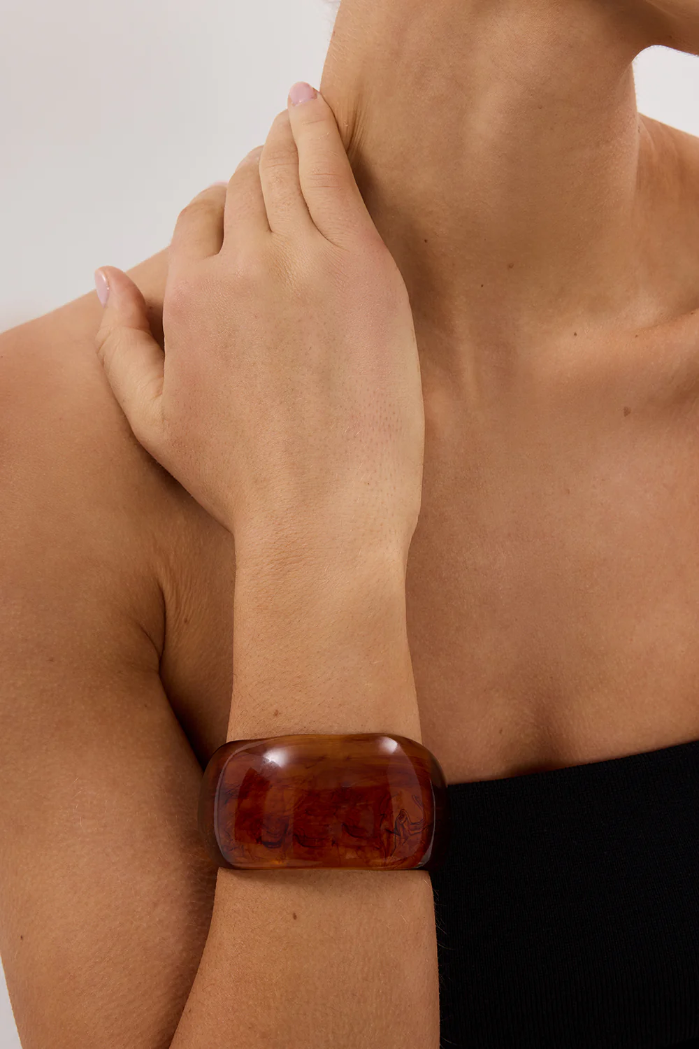 ANNA ROSSI OBSESSED SMOKE BANGLE - Gamepaces