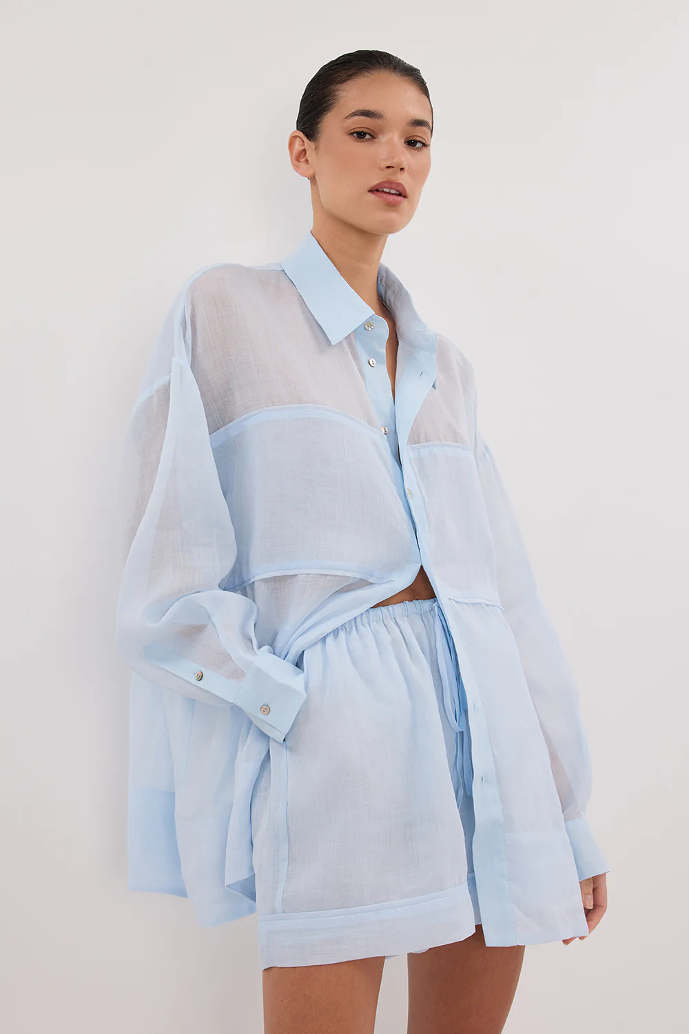 KAI CORNFLOWER RAMIE SHORT - Gamepaces