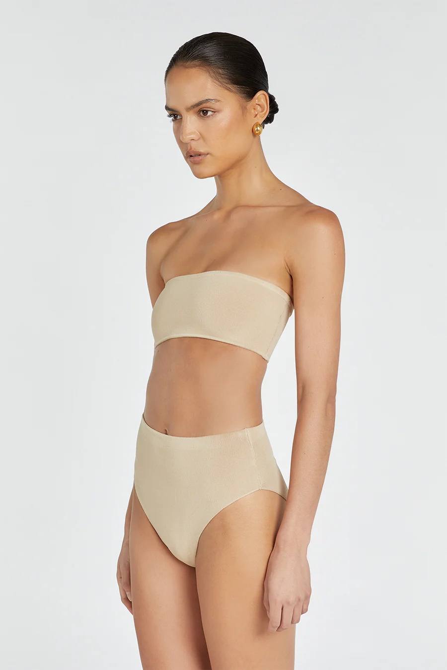BASE BEIGE HIGH WAIST BRIEF - Gamepaces