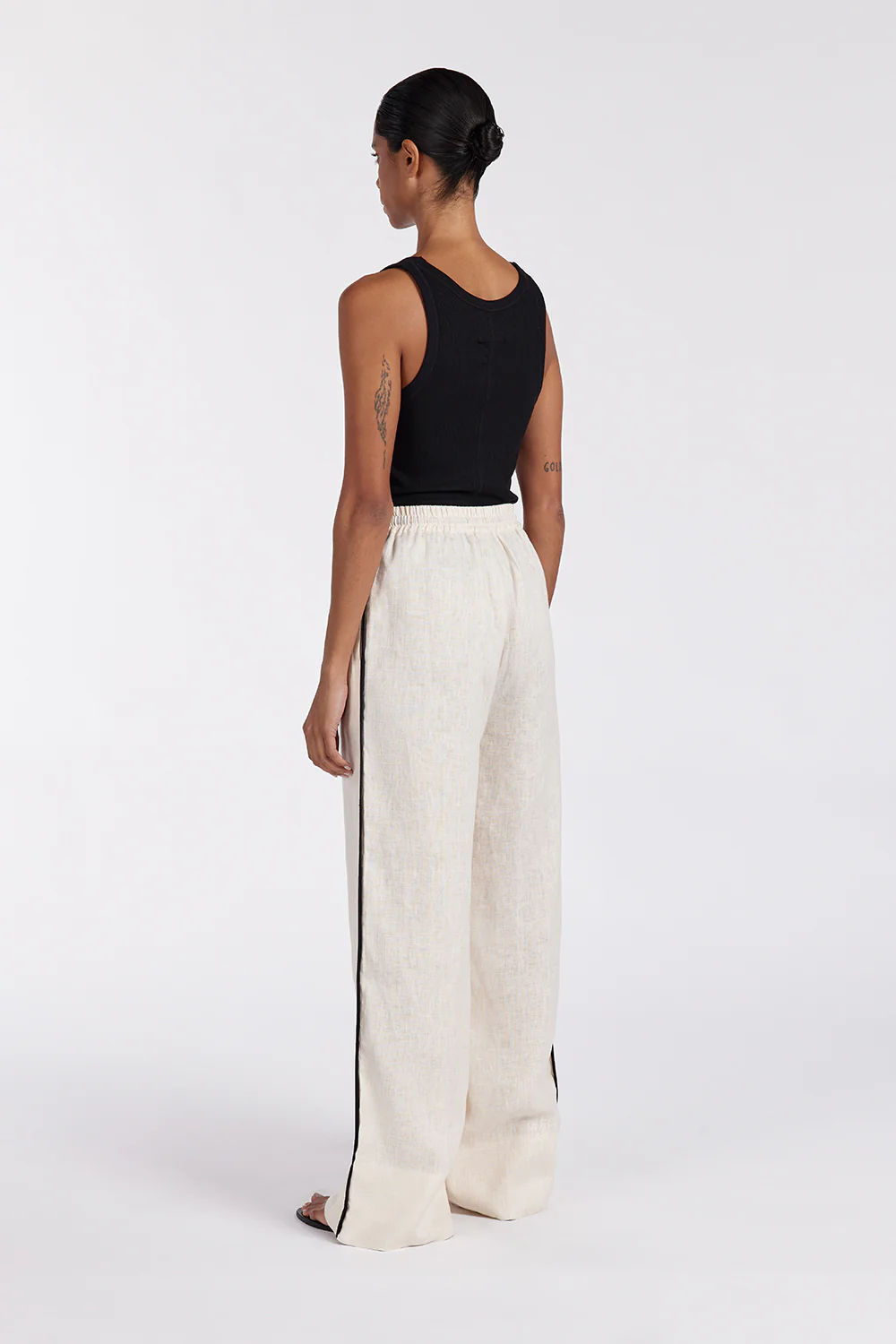 VON CREAM LINEN PANT - Gamepaces