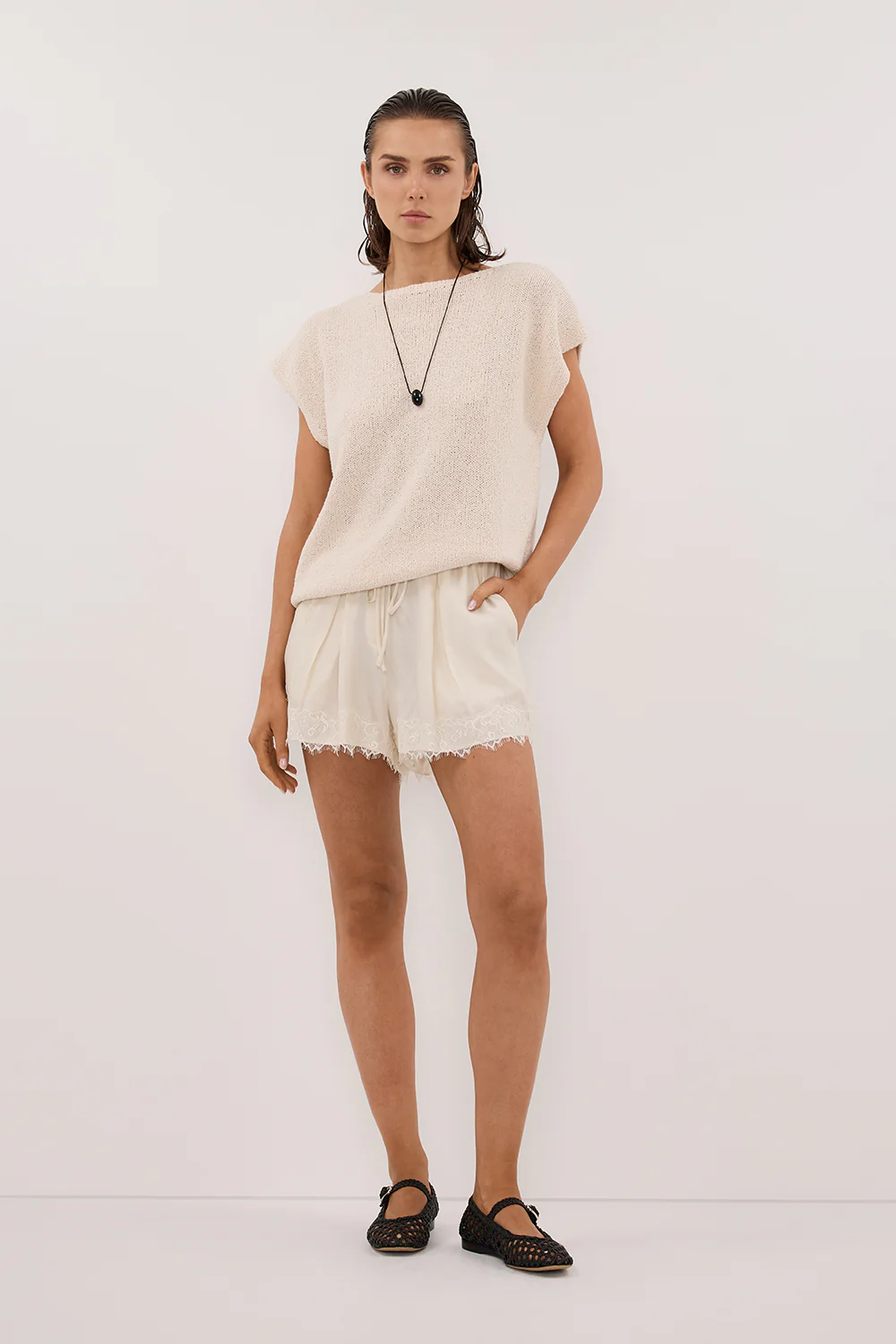 ASPEN SANDSTONE KNIT TOP - Gamepaces