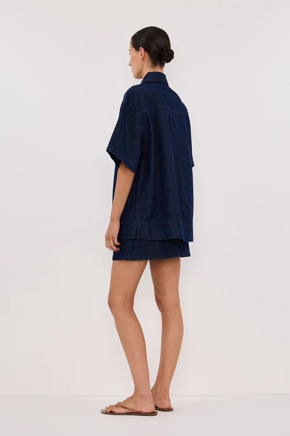 MASON INDIGO BOXY DENIM SHIRT - Gamepaces