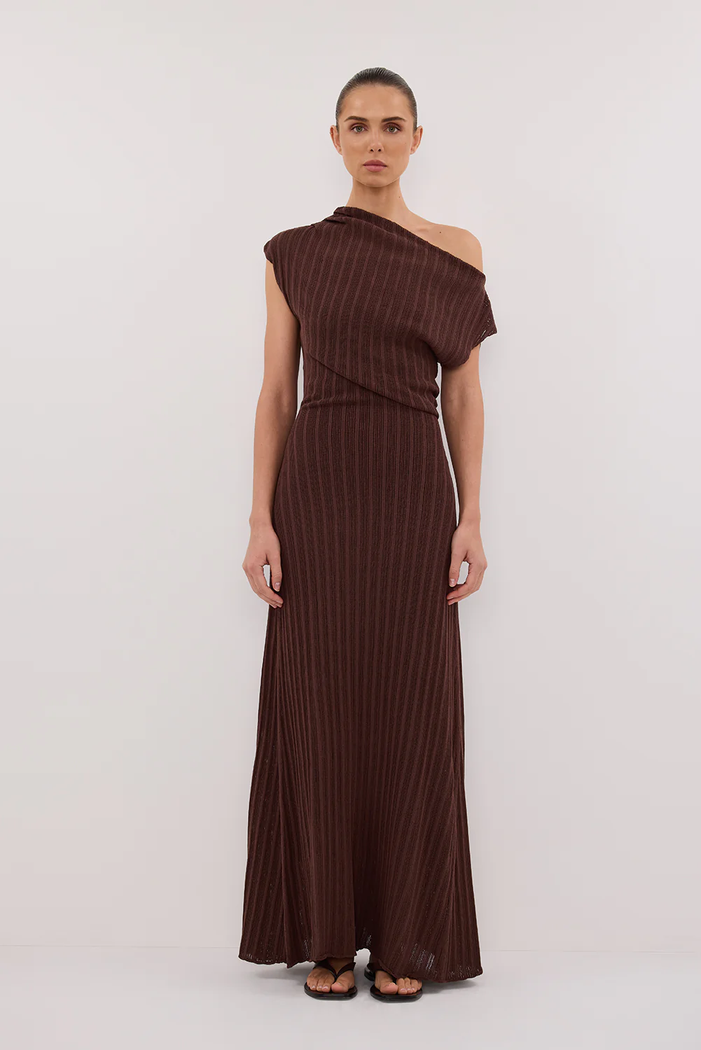 BOWIE WALNUT KNIT MAXI DRESS - Gamepaces