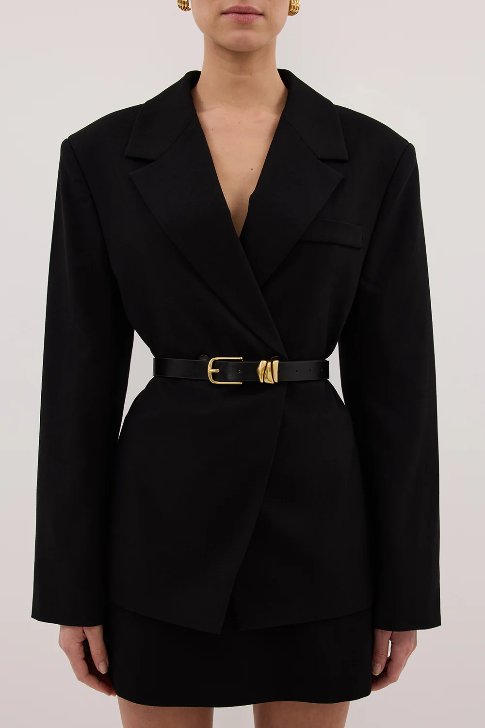 BRIE LEON ORGANICA BELT BLACK GOLD - Gamepaces