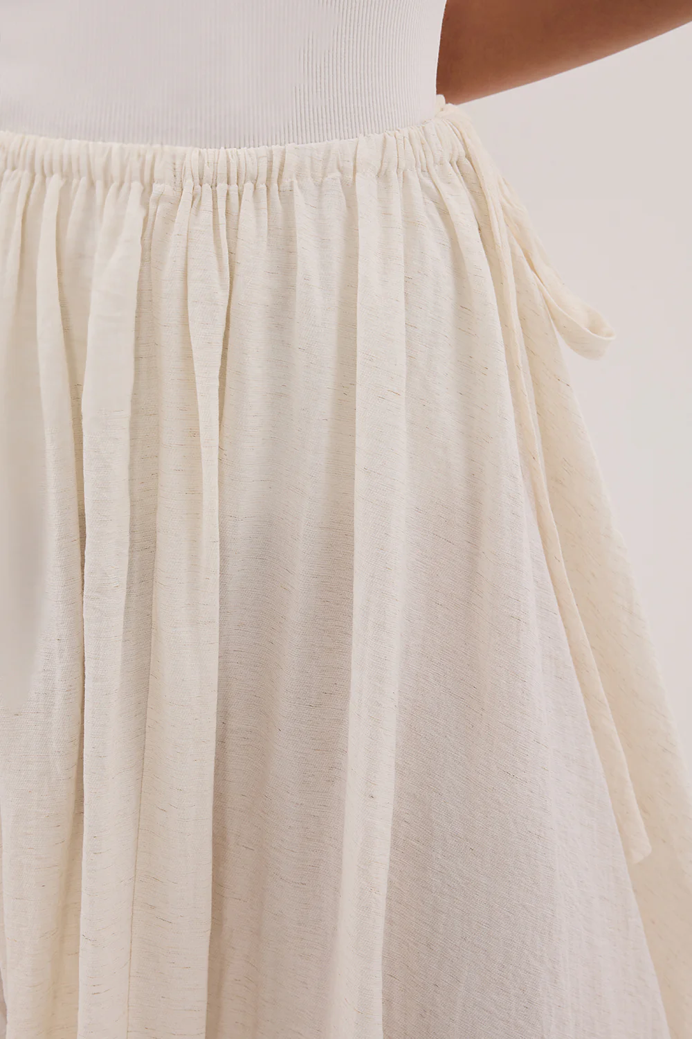 SHANIYA CREAM MARLE BOHO SKIRT - Gamepaces
