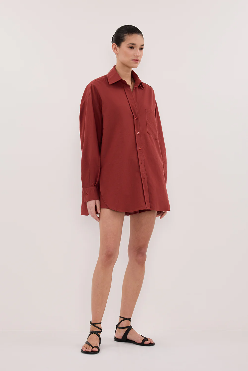 RHEA 2.0 SAHARA OVERSIZED COTTON SHIRT - Gamepaces