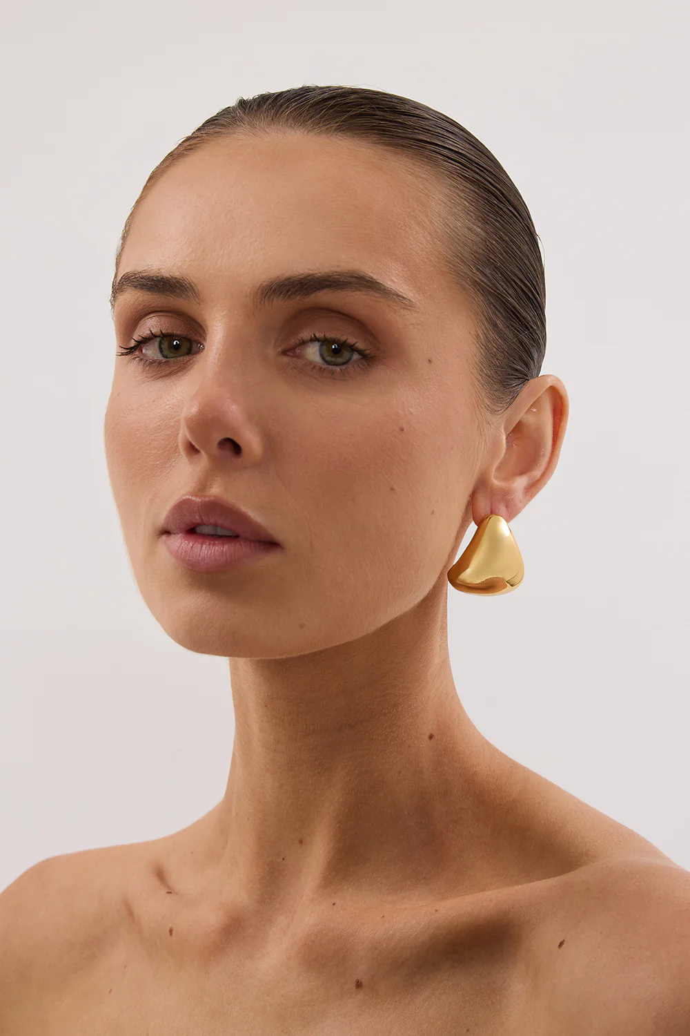 ANNA ROSSI THE ARCH EARRING GOLD - Gamepaces