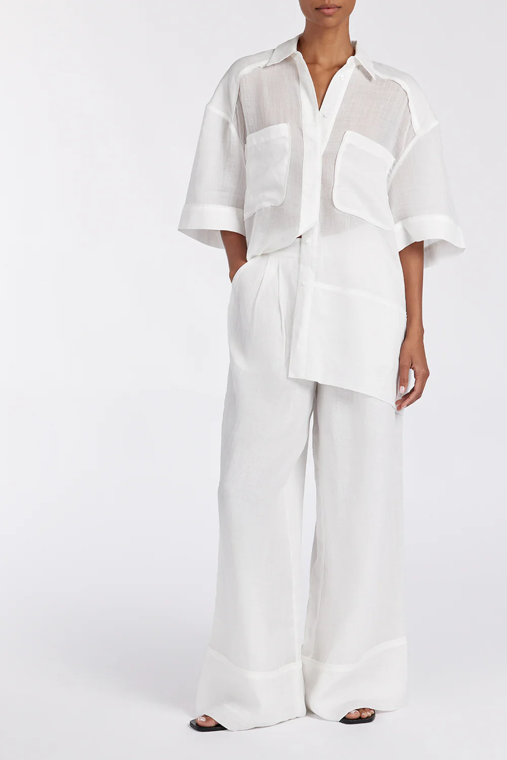 KAI WHITE RAMIE RESORT PANT - Gamepaces