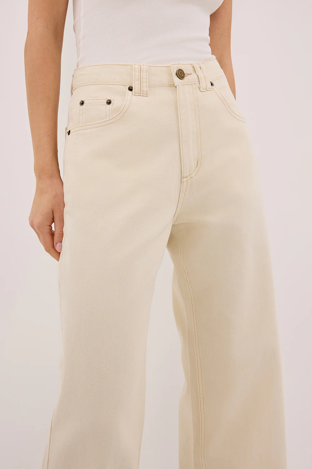 REAGAN 2.0 NATURAL SLOUCHY JEAN - Gamepaces