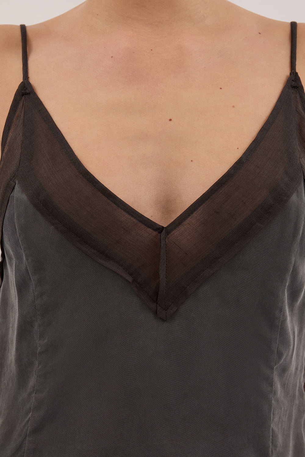 MAYA PETROL CUPRO RAMIE CAMI TOP - Gamepaces