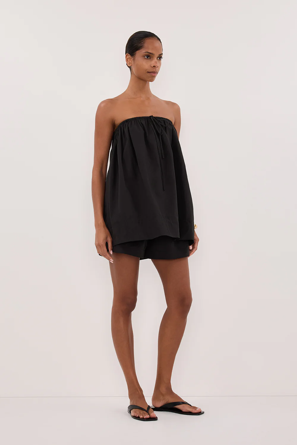 SOMMER BLACK POPLIN SHORT - Gamepaces