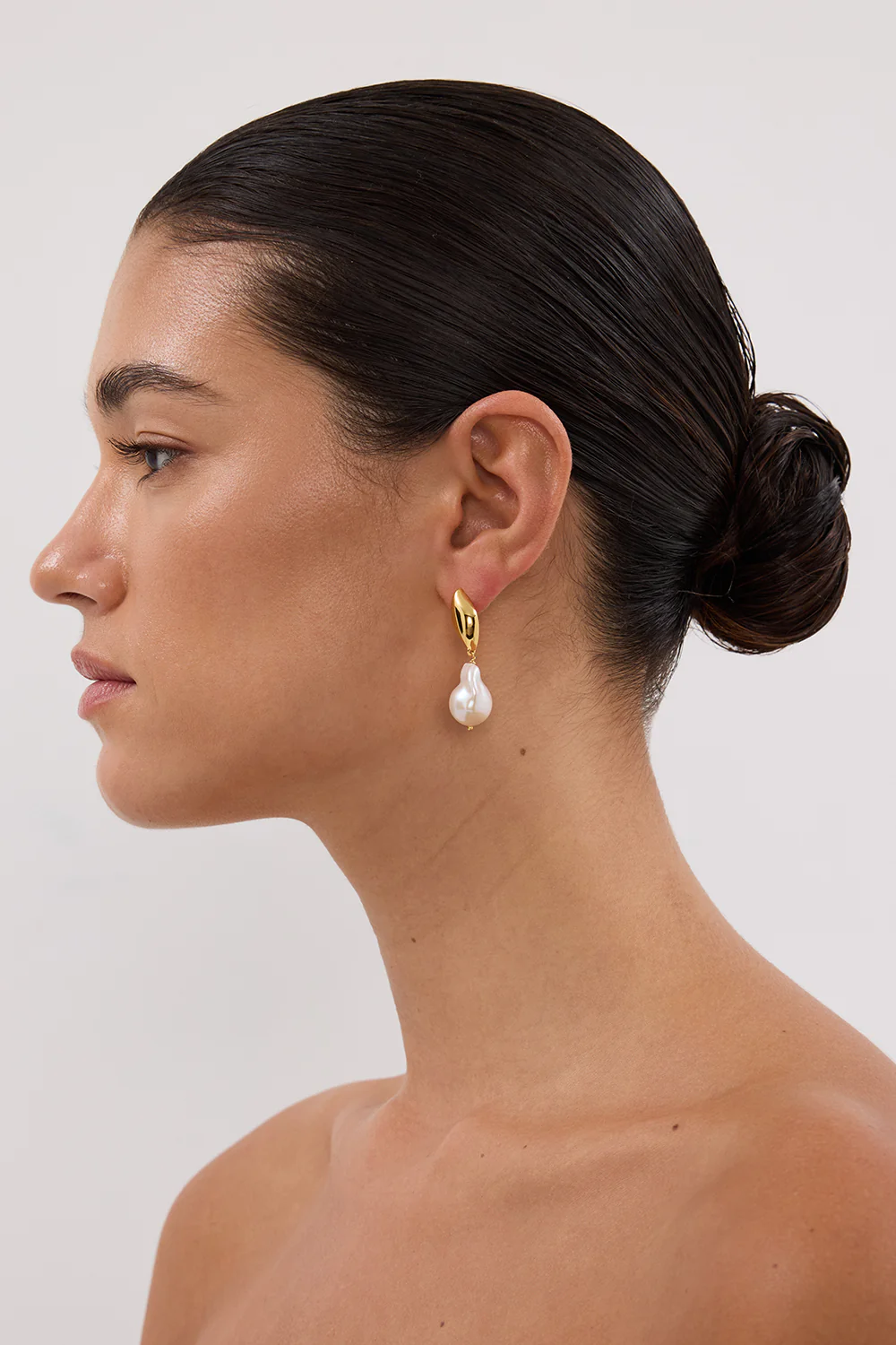 AMBER SCEATS ISOLA EARRING GOLD - Gamepaces