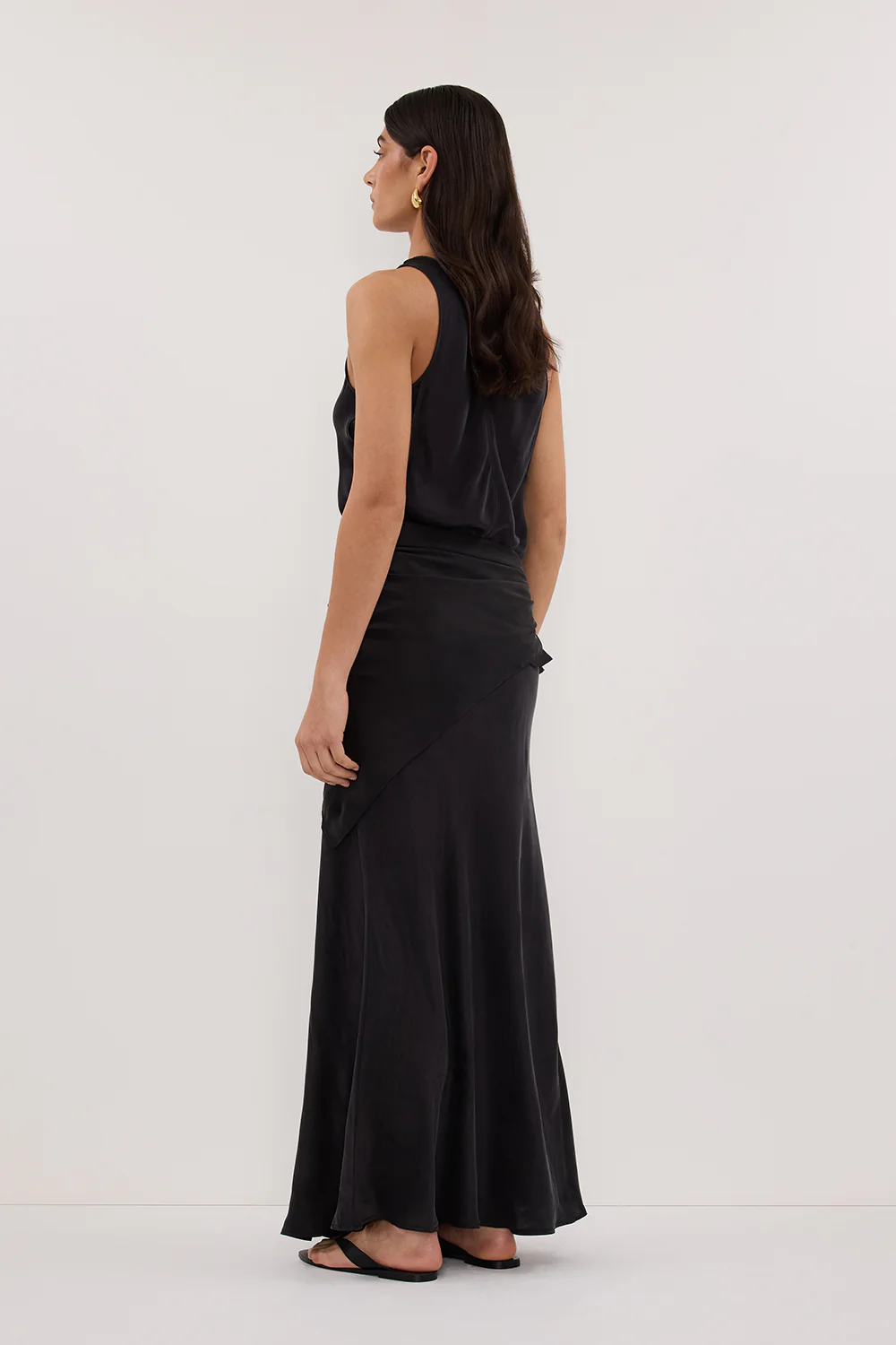 COLETTE BLACK SILK CAMI TOP - Gamepaces