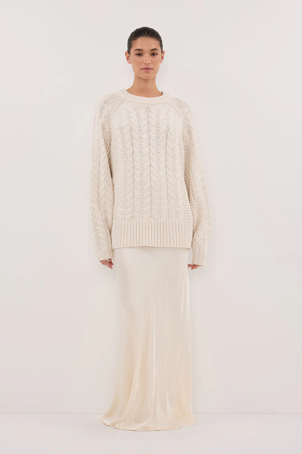 TOM CREAM CABLE LONGLINE JUMPER - Gamepaces