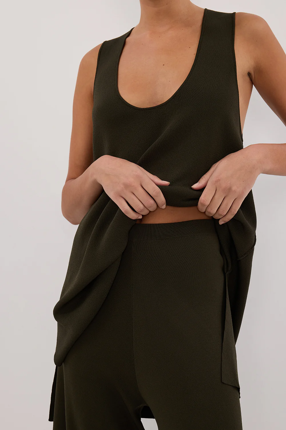 RAY FOREST WIDE LEG KNIT PANT - Gamepaces