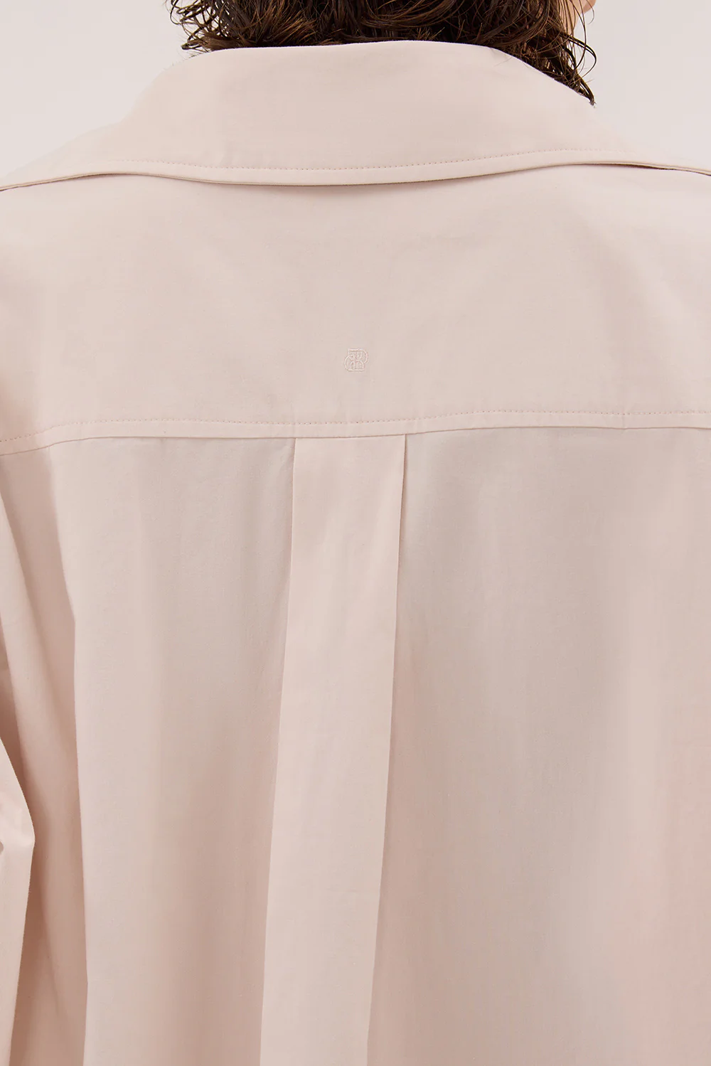 RAQUEL POWDER LONG SLEEVE COTTON POPLIN SHIRT - Gamepaces