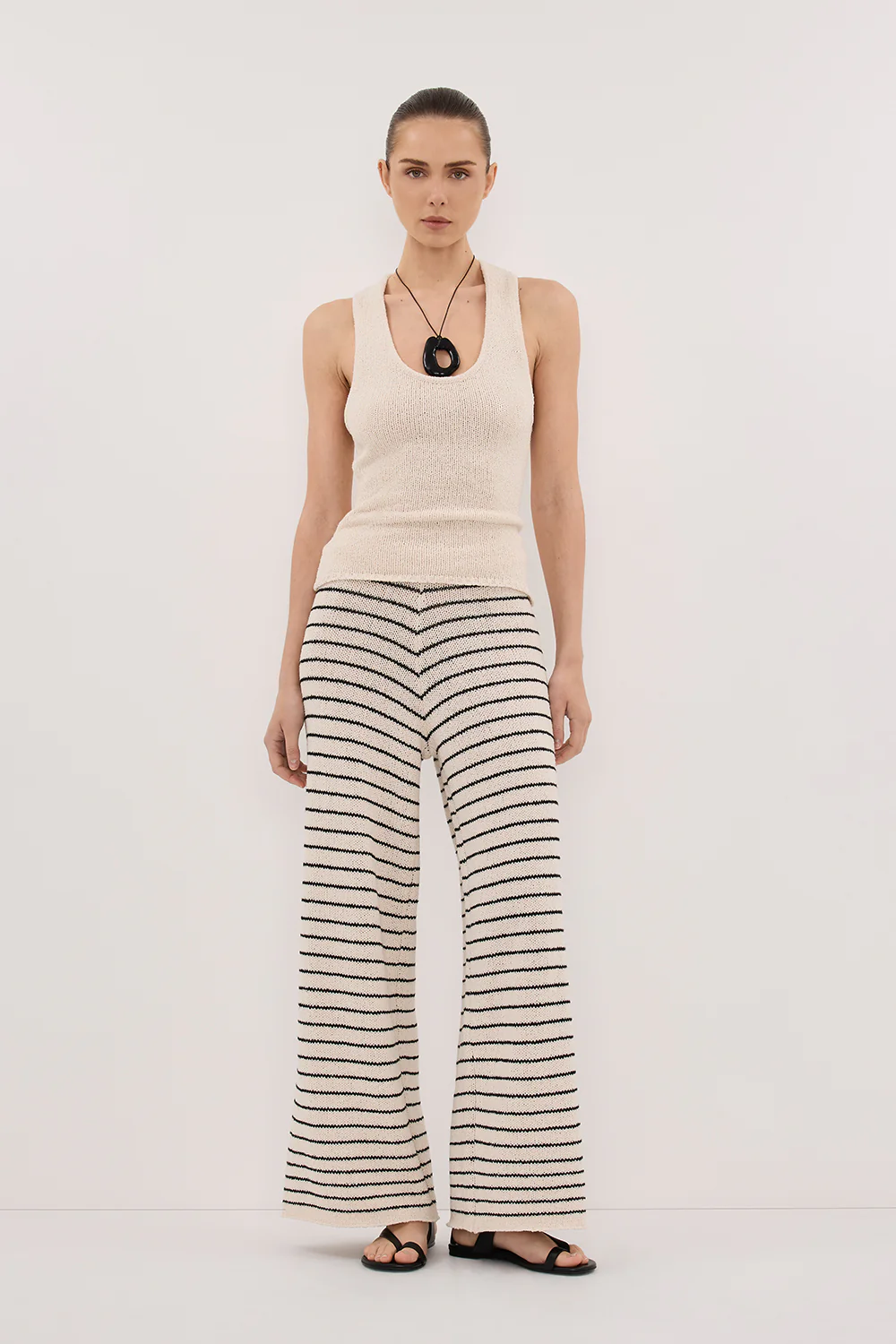 ASPEN SANDSTONE STRIPE KNIT PANT - Gamepaces