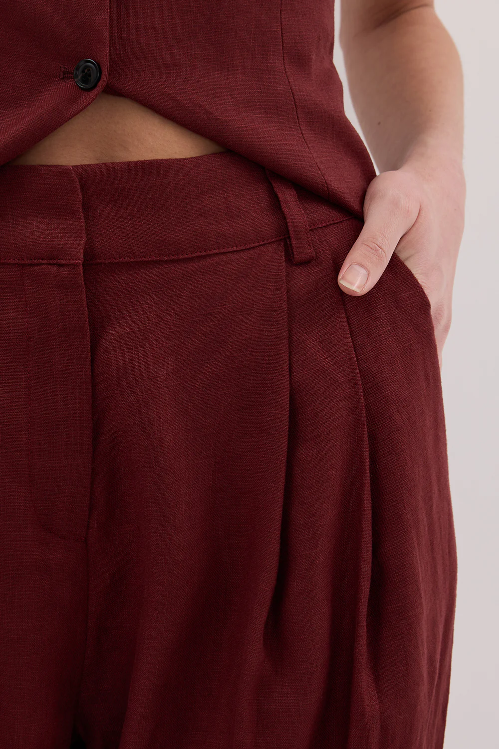 FRAN SAHARA LINEN PANT - Gamepaces