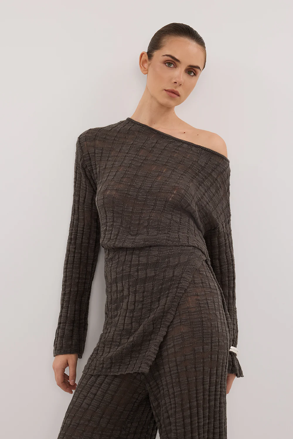 CIA PETROL LONG SLEEVE KNIT TOP - Gamepaces