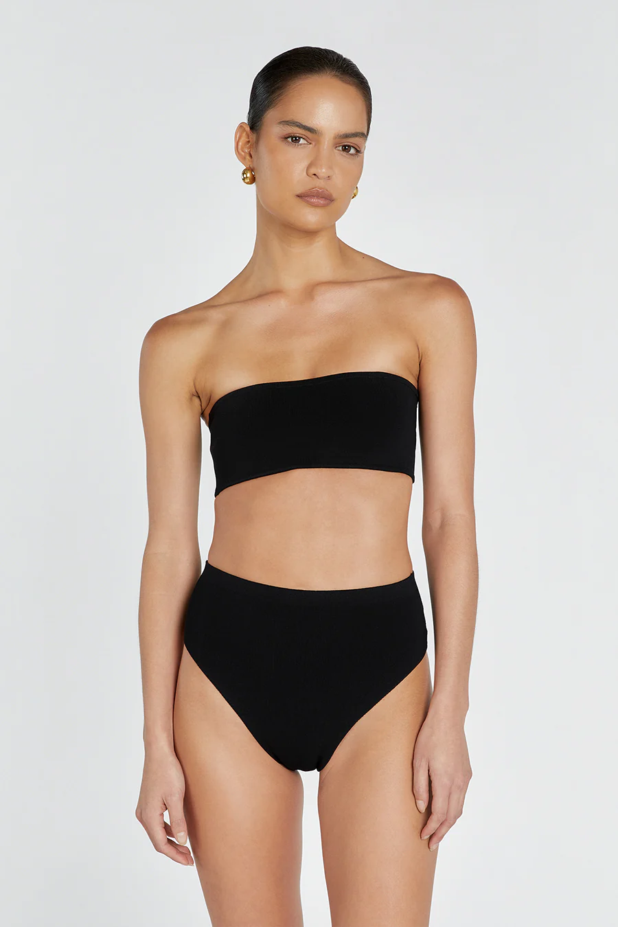 BASE BLACK BANDEAU TOP - Gamepaces