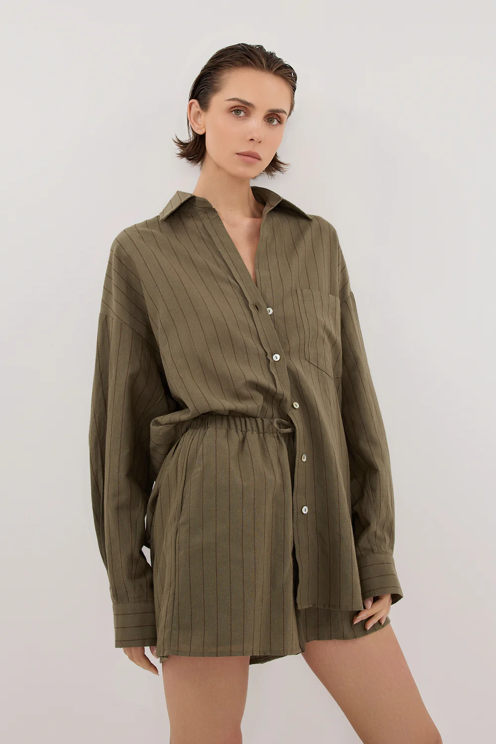 OLLIE MOSS STRIPE SHORT - Gamepaces