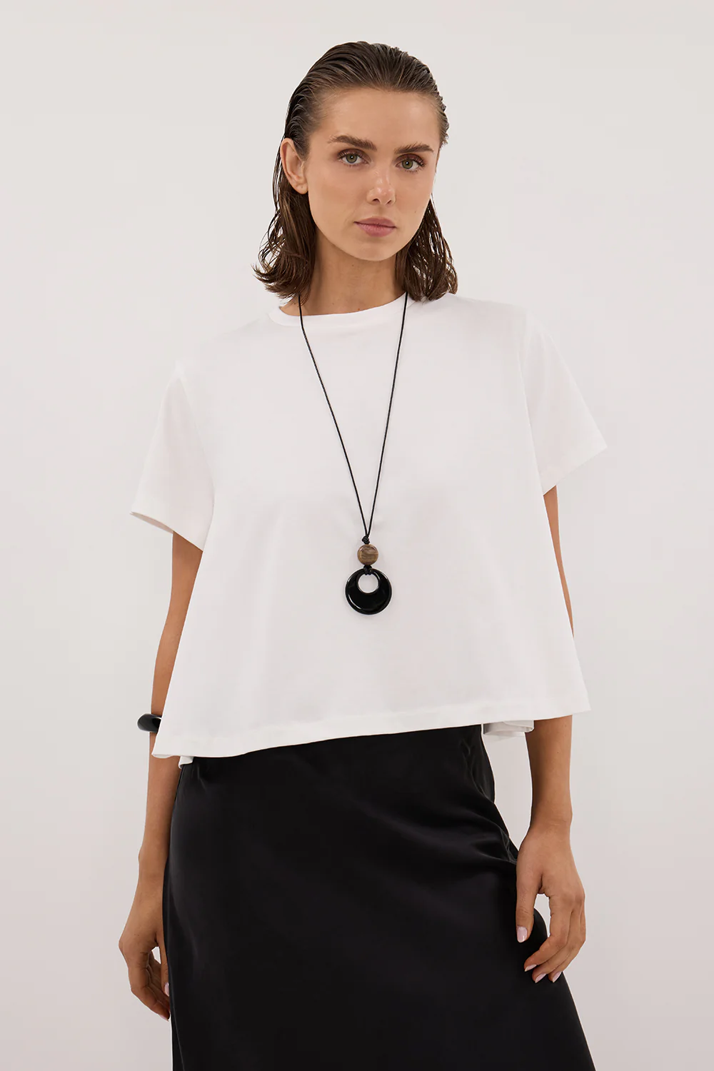 TATUM WHITE SHORT SLEEVE TEE - Gamepaces