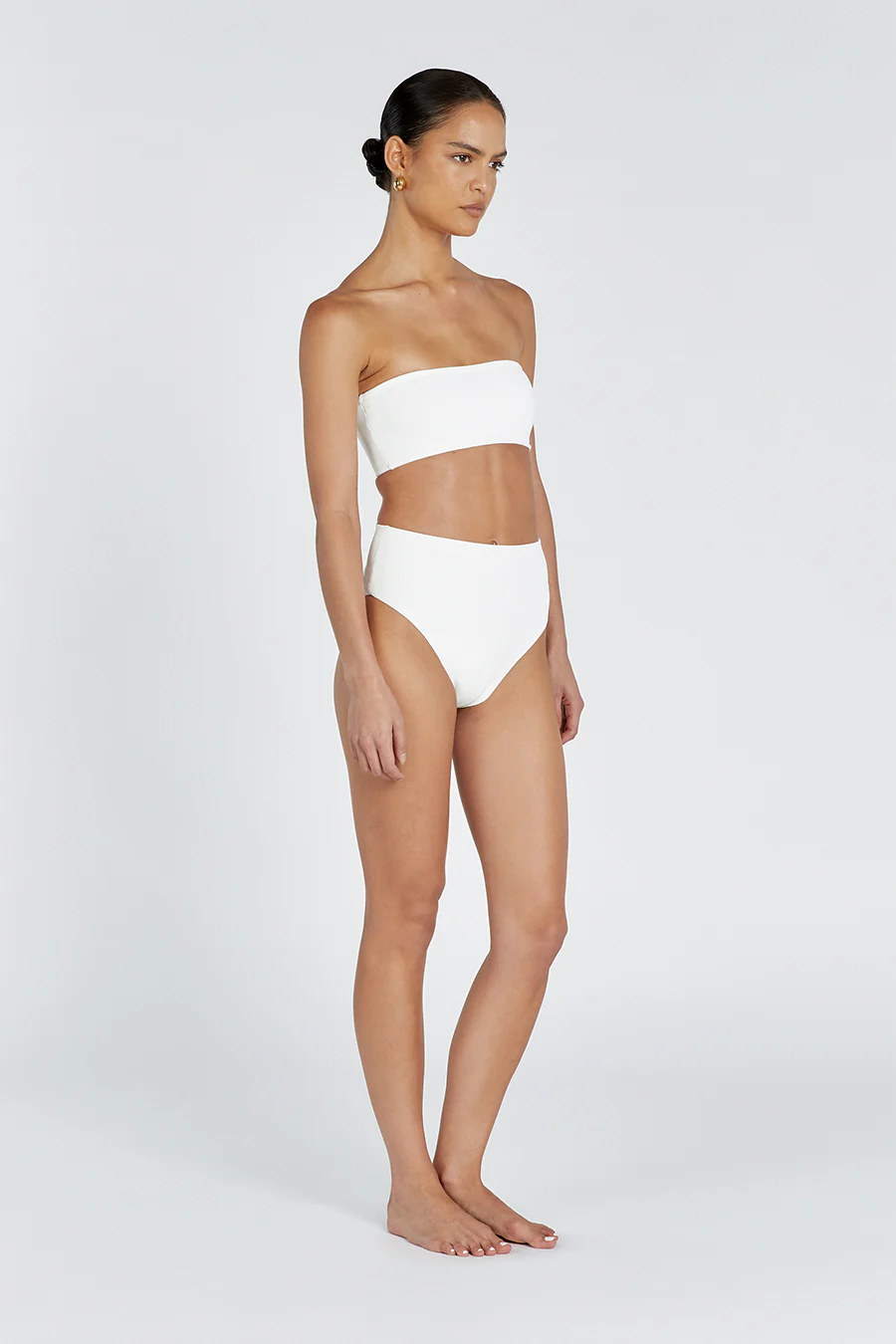 BASE OFF WHITE HIGH WAIST BRIEF - Gamepaces