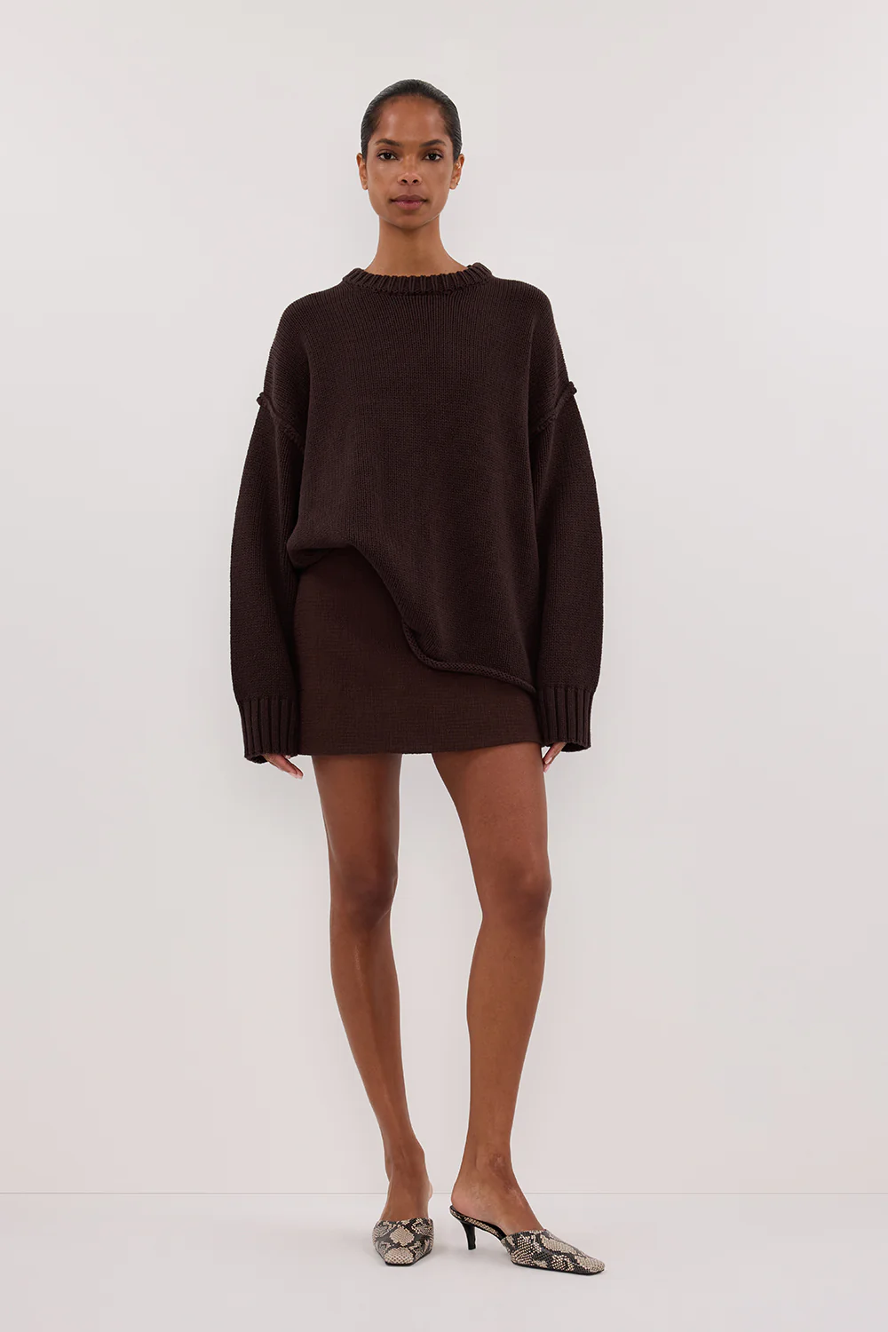 NIEVE CHOCOLATE MINI SKORT - Gamepaces